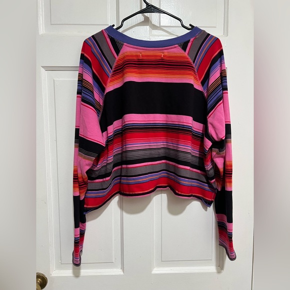 Medium Stripe Free People We The Free Long Sleeve Womens‎ Shirt - Picture 2 of 3